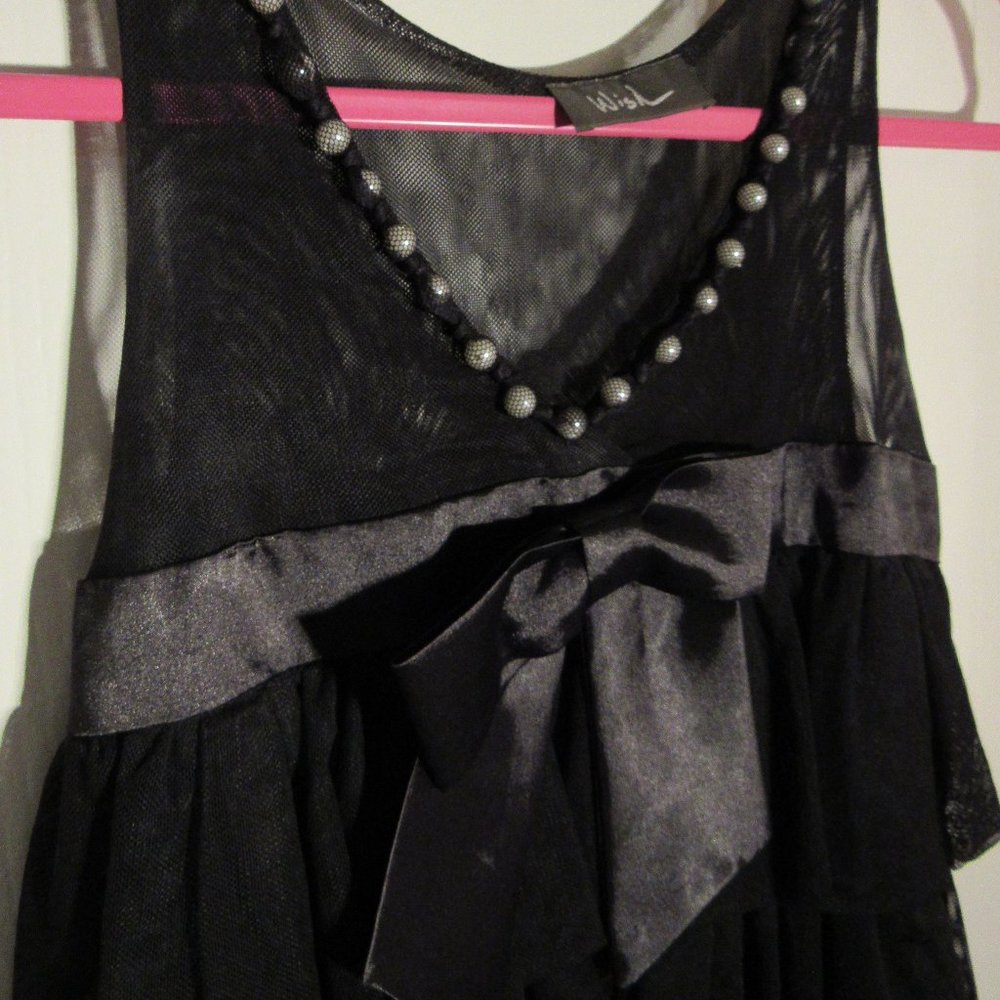 Wish Black Ruffle Dress - Picture 2 of 4